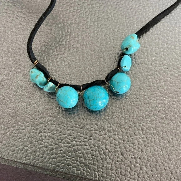 Neimam Marcus Turquoise wrap, necklace/bracelet new with tags - Picture 2 of 4
